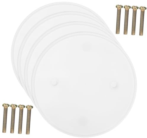 SEWOART Decken-abdeckplatten Runde Blindabdeckung Aus Kunststoff Für Deckenlöcher Steckdosenabdeckung Flache Wandplatte Elektrische Deckenabdeckung