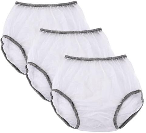 Adult Waterproof Pull-On Incontinence Pants Fits (16-22)– Soft Vinyl Cover Underwear to Wear Over Diapers, Pads or Briefs – Leakproof & Reusable Protection (X-Small)