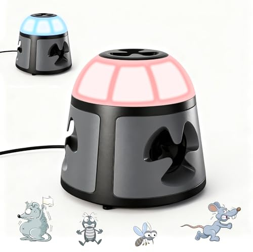 outsweat Ultraschall Maus und Ratten 360° Gerät Ultraschall Maus mit LED-Licht Plug in Abwehr von Mäusen Nagetier für Innen Schutz und Schädlingsbekämpfung Garten