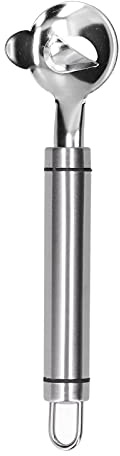 Noodle Slice Knife Stainless Steel Professional Manual Pasta Cutter Kitchen Tool for Making Sliced Noodles and Chopped Vegetables 304 Stainless Steel Brushed Process 72g (Right Hand)