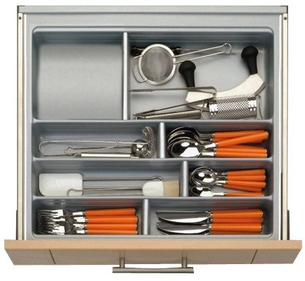 Besteckeinsatz SCOOPII 90 cm (B 800-840 x T 450-490 mm) / Mehrzweckeinsatz/Besteckkasten/Besteckeinsätze