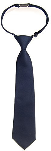 Retreez Jungen Gewebte vorgebundene Krawatte Einfarbig matt - marineblau - 24 Monate – 4 Jahre