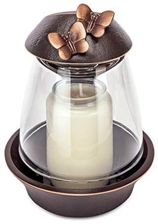 legendURN Grave lantern bronze with symbol in several colours | Cremation Urn for Ashes