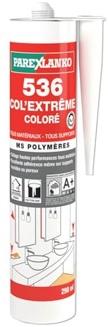 PAREXLANKO - Mastic Colle MS Polymère, 536 Col'Extrême, Transparent, 290ml | Haute performance - Pour collage, calfeutrement et jointoiement - Intérieur et extérieur - Adhérence durable