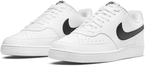Nike Court Vision Low Next Nature Sneaker Schuhe (White/Black, EU Schuhgrößensystem, Erwachsene, Numerisch, M, 43)