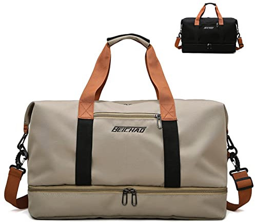 MAOYUTOU Reisetasche Groß Sporttasche Herren Damen Reisetaschen mit nassfachund Schuhfach für Reisen Urlaub Gym Sport Fitness Duffel Bag