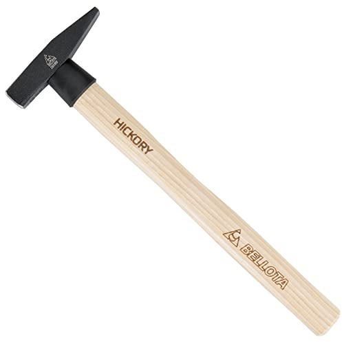 Bellota 28018B - Martillo Alemán con Cabeza de Acero Forjado, Mango de Madera de Hickory y Cuña Metálica en la Unión