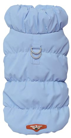 Hunde-Wintermantel, warmer Hundemantel, Fleece, für Welpen, Hunde, Winterweste, wasserdicht, winddicht, Hundejacke mit D-Ring, gemütliche Fleece-gefütterte Kleidung für kleine, mittelgroße und große
