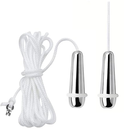 Wiredock 2 Pack Pull Cord Weight Handle Blind Pull with Rubber Ring for Shower/Bathroom/Toilet/Fan Switch|SH124