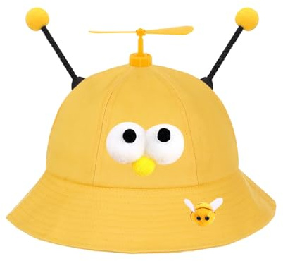 SIEBOLD Propeller mütze,Helikopter Cap,Propeller Hut,Lustige Biene mützen,Fasching hut,für Erwachsene für Karneval Partykostüm Requisiten Partygeschenk
