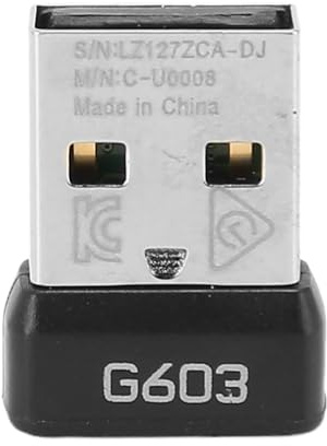 Receptor USB, adaptador de receptor de ratón dongle USB inalámbrico 2.4G, receptor de reemplazo Plug and Play para ratón inalámbrico G603