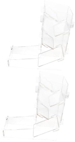 BESTonZON 2 Pz torre dei dadi distributore di dadi torre di resistente all'usura gabbia del bingo divertimenti giochi da tavola kit gioco di fornitura di Acrilico Transparent