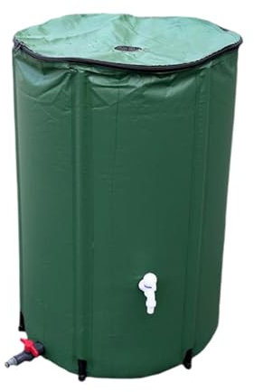 F Fityle Foldable Rain Barrel, Water Collection Container, Portable Rain Collection Barrel for Lawn Outdoor Garden