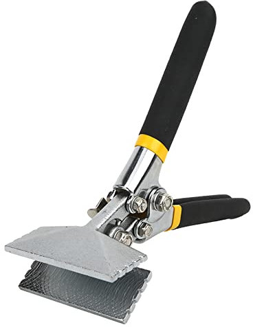 Metal Sheet Bending Pliers Manual Sheet Metal Clamp Seamer Non-Slip Handle Seaming Pliers Bending of Metal Sheets The G Provides Comfort du of (Straight)