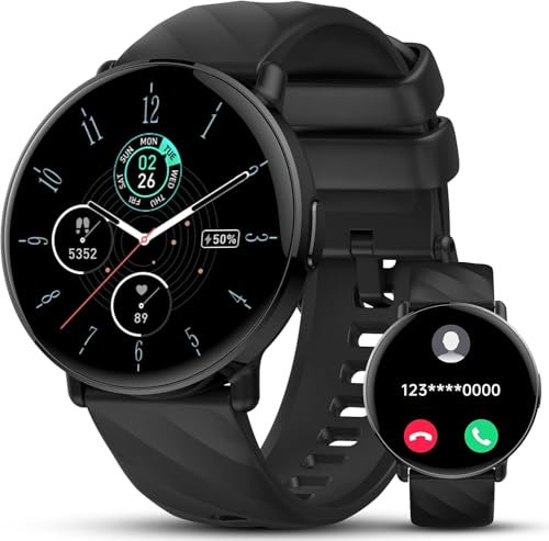 Reloj Inteligente Hombre Mujer, 1.39 Smartwatch con Llamadas Bluetooth, 112+ Modos Deportivos Reloj Hombre Monitor de Sueño, Podómetro, Pulsómetro, IP68 Smart Watch Bluetooth 5.4 para Android iOS