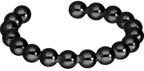 PIERCINGLINE Chirurgenstahl Fake Ohrring Ohrklemme Ear Cuff KUGELN 4 stylischen Farben