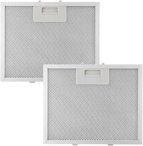 Daaxing Lot de 2 filtres de hotte aspirante à 5 couches, filtre à graisse en maille pour hottes de cuisine, filtres en maille métallique, 210 x 250 x 9 mm