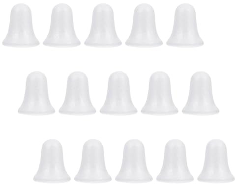 AKOOSY 15 Piezas Campana De Campanas De Espuma De para Manualidades Adornos De Campanas Artesanía De Campana Decorations Shape