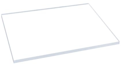 YTSMZX Akrylskivor Plastskivor 100mmx200mmx4mm 8 st