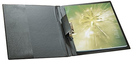 Durable Klemmhebel-Mappe (A4) bis 100 Blatt, schwarz, 223001