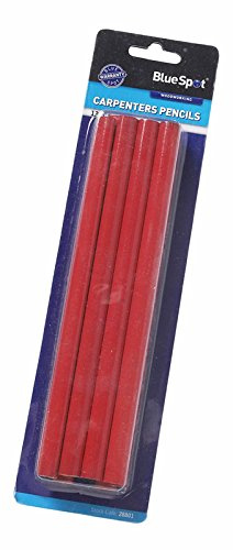 Blue Spot Tools 28801 Stifte Zimmermannswinkel, Farbe: rot