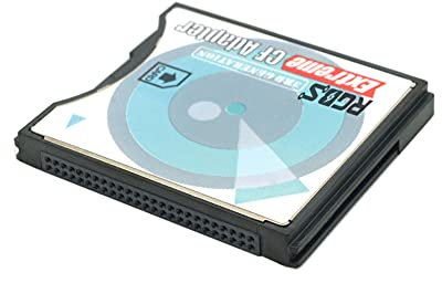 Extreme Speed Compact Flash Type II memory card Adapter (Supports SDHC MMC SDHC SDXC) per Canon EOS 40D, 50D, 5D, 5D2, 7D, 300D, 350D, Sony A200, A300, A700, A850, A900; NIKOND200, D300, D70 camera