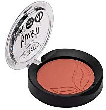 PUROBIO Blush Compact Cheeky Coral Marmoriertes Blusher Für Den Perfekten Glow Multitonales Puder Farbe Apricot Cheek Heat Gel-formel Wasserbasierte Farbpigmente Glossyglänzendes Finish Rose Flash