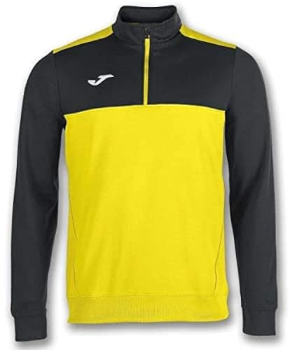 Joma Winner Sudadera, Hombre, Amarillo-Negro, L