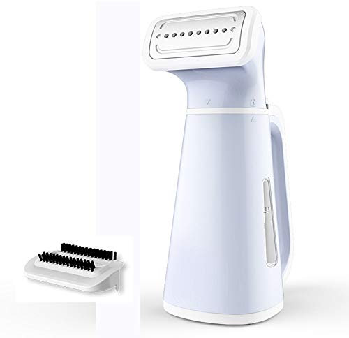 Tbslee Mini Mano Planchas De Vapor Verticales para Viaje, Portátil 100Ml Fección Planchas De Vapor Verticales Ligeros 800W Prensas De Planchado para El Hogar/Recorrido/Negocios (Azul Y Rosa),Blue
