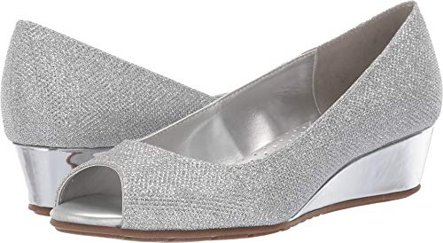 Bandolino Womens Candra Silver Glamour 11 M