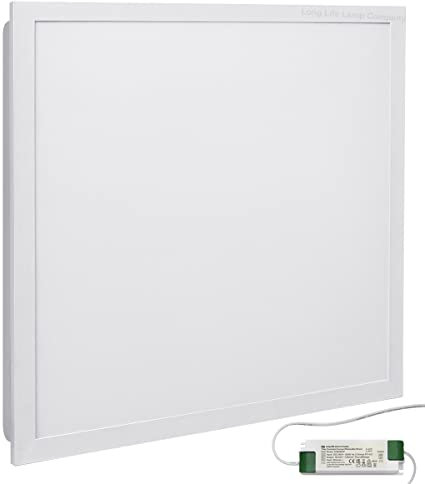 Long Life Lamp Company 40w DIMMABLE LED Ceiling Panel Light 600 x 600 6500k Daylight White Recessed Super Bright with Heat Sink 40WBL