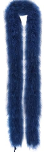Boa di piume di marabù per donna, 2 m Boa di Natale Boa di piume di tacchino Sciarpa soffice di piume per artigianato, 50 g, Accessori per costumi, Halloween, Matrimonio, Decorazioni per la casa