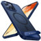 TORRAS für iPhone 15 Pro Hülle für MagSafe Zertifizierte Magnetkraft Militärschutz Upgrade mit Titan-Ständer Dünn Handyhülle iPhone 15 Pro Case Stoßfest Kratzfest Hardcase Handy Hülle Blau
