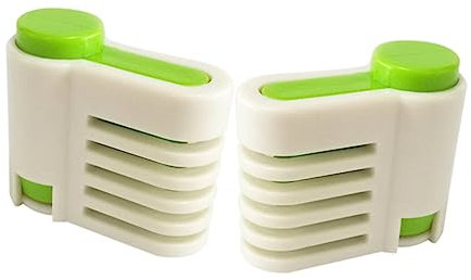 Zerodeko 5pairs Modern Cake Layers Plastic Cutting Tool Leveler Guide for Baking Family Use