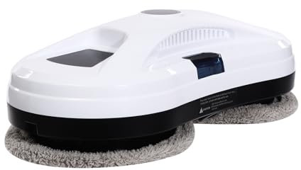 YUNRUX Fensterputzroboter mit 30 ML Tank Fensterreinigungsroboter mit Fernbedienung 2800 Pa Saugkraft elektrischer Fensterreiniger Roboter 4 m Sicherheitsseil Automatischer Fensterreiniger Roboter