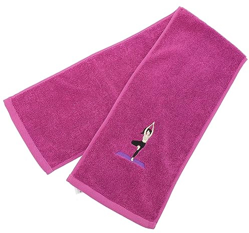 Cabilock Toalla de Sudor Bordada WC Pastillas WC Toalla Multiusos de Playa de Secado rapido de baño Bath Deportiva s absorbentes de Agua algodón Púrpura