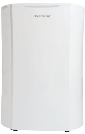 BESTHERM - Déshumidificateur d'air - Keria 10L/jour, réservoir amovible, avec minuterie 24h