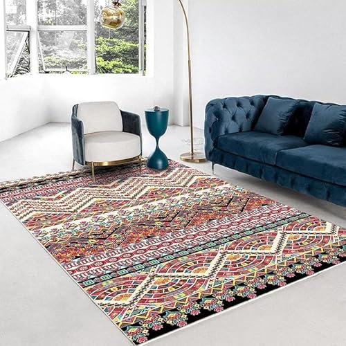 RUGMRZ Küche Deko Modernes, Minimalistisches, Modisches, Rutschfestes Sofa, Klassisches Arbeitszimmer Hotel Deko Schlafzimmer Mehrfarbig Flokati Teppich Waschbarer Teppich Küche Deko Teppich Landhaus