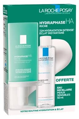 La Roche-Posay Hydraphase HA Rich Pack 50 ml + Micellar Water for Sensitive Skin 50 ml