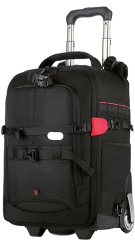 Sac à Dos Professionnel for Appareil Photo, Valise roulettes, vidéo, numérique, Chariot de Voyage, Sac(Medium Size)