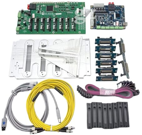 FGTFTRDE Mainboard-Kit 512i UMC 4 Köpfe mit Schlitten, kompatibel mit Myjet Yaselan Allwin Tintenstrahldrucker(Headboard)