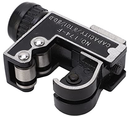 FTVOGUE Mini Cortador de Tubos de Acero Inoxidable Tipo C Cortador de Tubos de 3 a 28 Mm 1 8 Pulgadas a 1 8 Pulgadas Diseño Compacto para Cortar en Espacios Pequeños para Reparación de Plomería