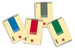 Pigna Blocco a spirale Styl, 02156255M, confezione da 10 pezzi, A6, 10 x 15 cm