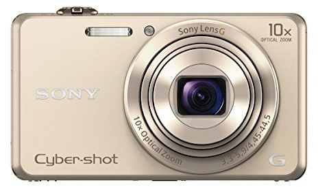 Sony DSCWX220/N 18.2 MP Digital Camera with 2.7-Inch LCD (Gold)