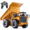 Top Race Ferngesteuerter Muldenkipper Voll funktionsfähiger RC Traktor 5 Kanal 2,4 GHz Baggerspielzeug mit Gummireifen Licht und Ton Bagger BAU LKW Muldenkipper für Jungen und Mädchen