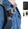 TELESIN Rucksack Schultergurt Halterung für GoPro Hero 13/12/11/10, DJI Osmo 360/Action, Insta360 X5 mit Verstellbarem Schulterpolster und J-Haken, Gurthalter-Befestigungssystem, Action Kamera Zubehör