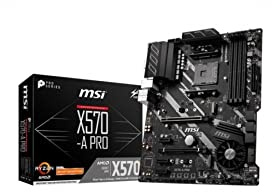 MSI X570-A PRO AMD AM4 DDR4 m.2 USB 3.2 Gen 2 HDMI ATX Motherboard