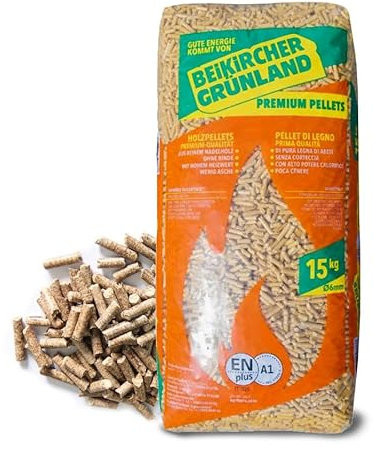 Beikircher Premium Pellet di legno ENplus A1 – altissima qualità in sacchi