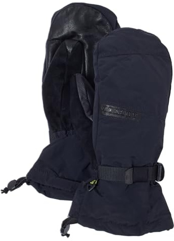 Burton Mens' Deluxe Gore-TEX Ski & Snowboard Winter Mittens (True Black, Small)