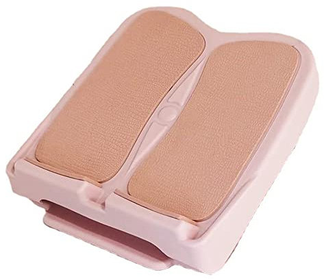 LTLCLZ 10Stufiges Tragbares Slant Board Wadendehner Neigungsbrett Einstellbares Bauchmuskel Fitnesspedal Zum Dehnen Fester Waden Hamstring,Rosa